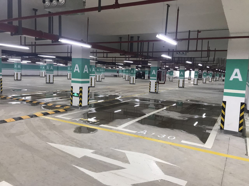 小区地下车位划线